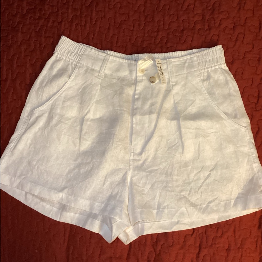NWT - Madewell linen shorts SZ 14